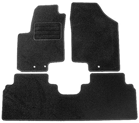 TEXER Textil Fußmatten Passend für Hyundai ix20 JC 2010- ANTHRAZIT