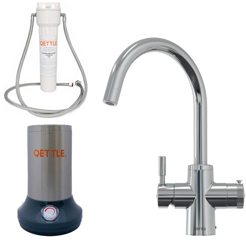 QETTLE 4-in-1 Instant Boiling Water Tap | True Boiling, Filtered Cold, Mains Hot & Cold