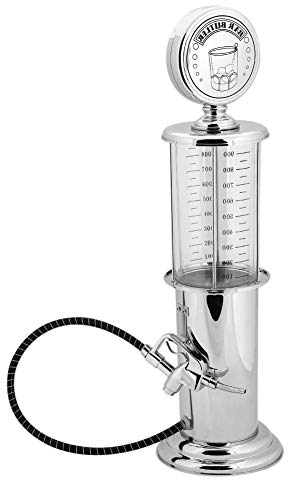 Tireuses à Bière, Simple Gun Distributeur de Bière Tour de Bière Réglable en Acier Inoxydable avec Double Buse de Pompe pour Bar, Fêtes, Barbecues, Buffet Restaurant, KTV