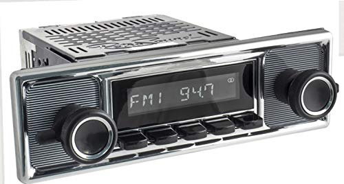 RETROSOUND Motor-6 DAB+ Komplett-Set Design Mexico mit Zubehör RSD-Mexico-6 Autoradio für Oldtimer und US-Cars
