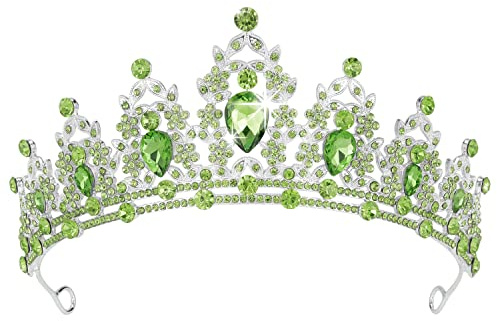 Didder Braut-Tiaras für Frauen, Kronen für Frauen, Prinzessinnenkrone für Mädchen, Königin Tiara, Kristallkrone für Frauen, Halloween