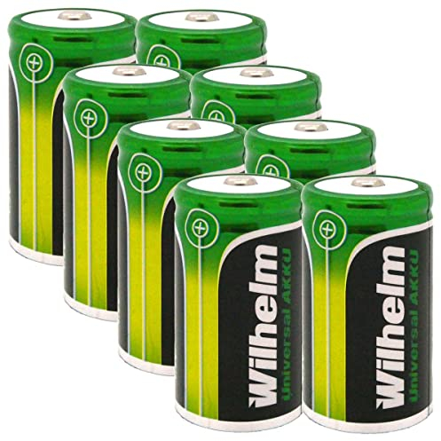 8X Akku Baby C Wilhelm Universal 4500 mAh Akku Zelle 1,2 V HR14 MN1400 NIMH
