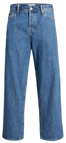 Jack & Jones JJIALEX Jjoriginal SBD 304 - Jeans da Uomo Baggy Fit - Blue Denim, Blu Denim, 31 W/32 L
