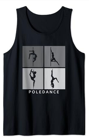 Pole Dance Silhouette Pole Dance Tank Top
