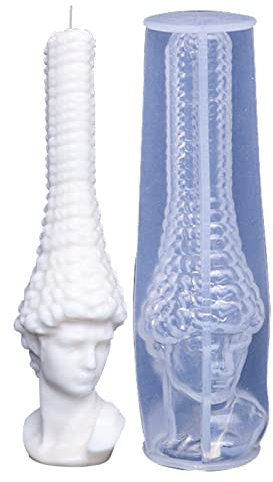 Maciun Epoxy Candle Mould,Roman Column Planter Pot Mould - Greek Decoration Silicone Moulds, Pot Mould, Roman Column Moulds, Mold