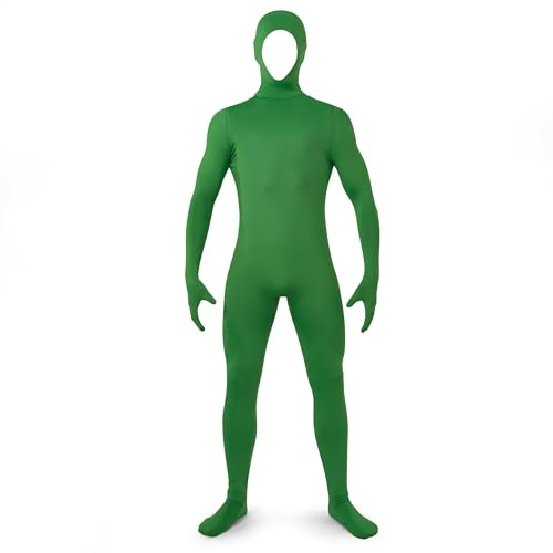 Spooktacular Creations Enterizo de cara abierta para hombre, disfraz de Zentai para adulto