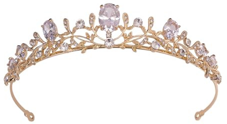 SueaLe Crystal Rhinestone Tiaras Crowns Queen Princess Crowns Diadems Wedding Party Hair Accessories Girls Head Jewelry