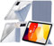EspZanthic Custodia per Xiaomi Redmi Pad SE 11 Inch 2023 con Portapenne, 6-in-1 Angoli di Visione Multipli Supporto a Forma di Y, Cover Trasparente Posteriore
