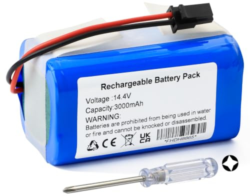 K KYUER Batteria per Kyvol Cybovac L20 E20 E30 E31 Coredy R750 G800 G850