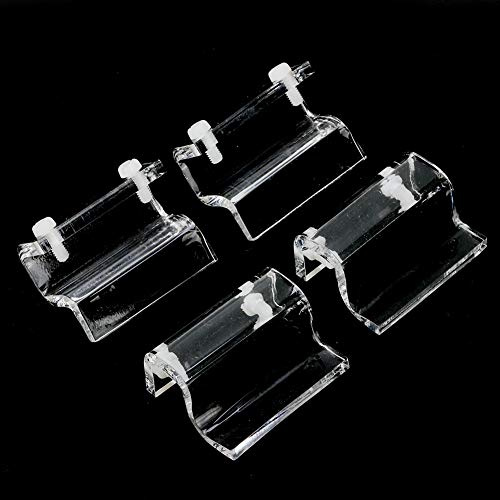 Solinder Fischtankglasabdeckung, Halter, Abdeckklemme, Aquariumglashalter mit 4pcs, Aquariumglashalter für Offene Fischtank, Haustierkasten mit Wärmekonservierung, Schlangentank,