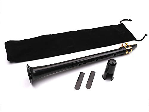 Mini Sax Tascabile Sax Sagrefone Alto Mini Sassofono Tascabile Kit Strumento a Legna Mini Sassofono con Borsa da Trasporto, per Principianti e Giocatori Professionisti