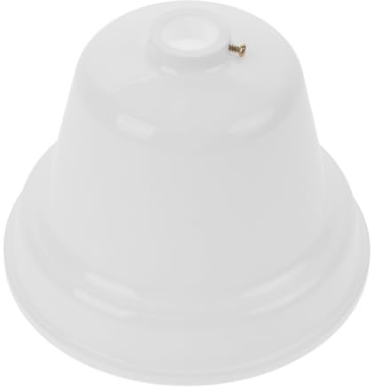 KOMBIUDA Baldachinabdeckung Deckenventilator aus Kunststoff Weiß Staubschutz und Dekorative Kappe für Großen Deckenventilator als Praktisches Zubehör