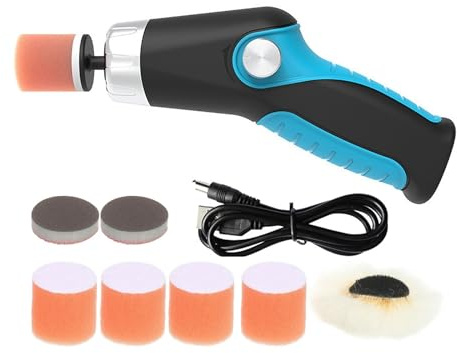 Máquina pulidora inalámbrica portátil, Mini herramienta de pulido, pulidor de coche, encerador, limpieza, pulido, encerado, reparación de arañazos, herramientas