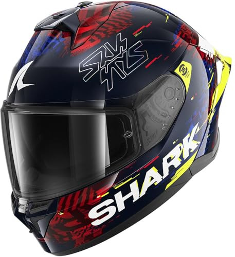 SHARK, Integraler Motorradhelm SKWAL CUP SPEED-VIB Blue Red Yellow BRY, XS