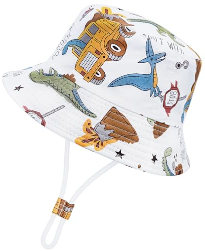 CHEESANHERR Sombrero de Sol Niño Niña, Gorro Bebe Verano, Sombrero de Playa Pescador Gorros Proteccion UV Unisexo Sombreros ala Ancha para Exteriores