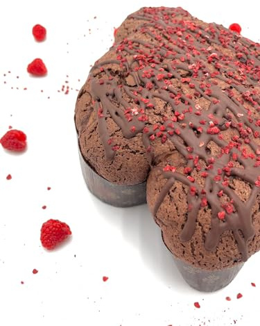 La Marianna Colomba Cioccolato e Lamponi, 1kg, Artigianale con Lievito Madre, Glassa al Cacao e Cioccolato Fondente