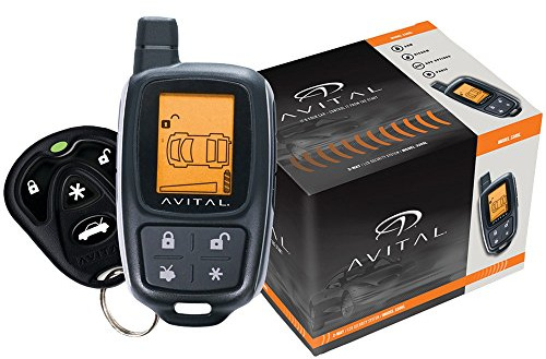 Avital 3305L 2-Way LCD Security System with 4-Button LCD Remote