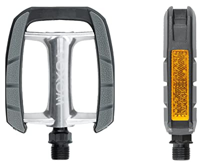Voxom Pedales de Trekking PE12 Negro, Bicicleta eléctrica, Talla única, 717000011