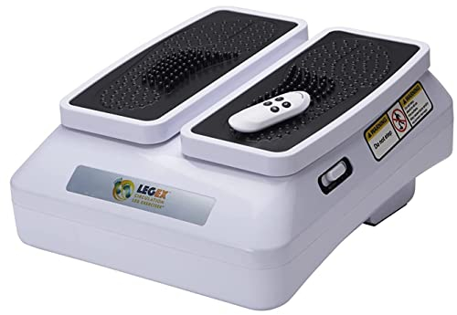 Leg Exerciser Pro Beintrainer Beige | Passives Training mit 3 Stufen & Fernbedienung | Sanfte konstante Bewegung im Sitzen für Senioren & Zuhause | Mobilitätstrainer für Jung & Alt | BioEnergiser