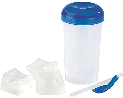 Rosenstein & Söhne Schüttelbecher: Schüttel-Becher für selbstgemachtes Slush-Eis, 170 ml (Slushy Maker)
