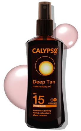 Calypso Monoi Tahiti Bronzing Tanning Oil SPF15