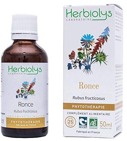Herbiolys | Extrait De Plantes Fraîches Bio | Ronce (Rubus frucicosus) | Respiration & Digestion | Phytothérapie Bio | 50 ml
