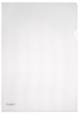 Herlitz 10917052 Pyramiden Aktenhülle A4, 25er Packung oben und seitlich offen (transparent, 4)