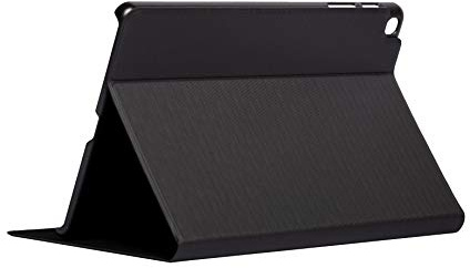 Silver HT - Funda Bookcase Wave con función Soporte para Tablet Samsung Tab A 2019 10,1 Pulgadas (Modelos T510 y T515), Ligera y Delgada. Negro Y Acabados
