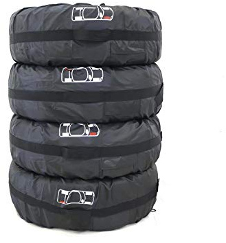 Juego de 4 Fundas de neumáticos UCARE para neumáticos de protección Solar y a Prueba de Polvo, Bolsas de Almacenamiento para neumáticos de Rueda para Cubierta de neumáticos, Apto para Coche, SUV