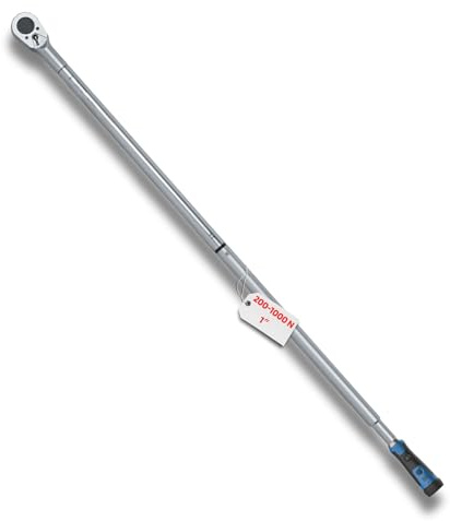SW-Stahl 03878L Drehmomentschlüssel 1 Zoll, 200-1000 Nm Profi Ratsche | Für LKW, Traktor & PKW - 25 mm Antrieb - Umschaltknarre aus Chrom-Vanadium-Stahl - Präzise Radschrauben Montage