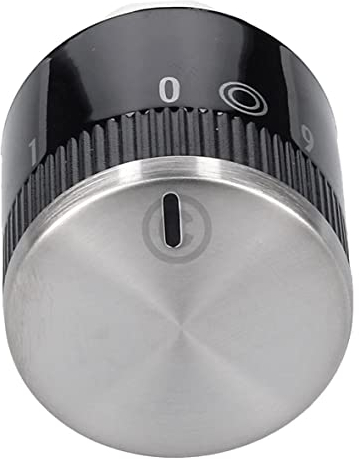 ensipart Drehknopf mit Zuschaltsymbol 1 Stück Knebel für Kochstelle Kochplatte kompatibel zu Knebel gorenje 230659 Kochstelle Herd Zweikreis 1-9