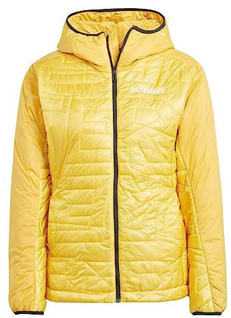 adidas Damen Terrex Xperior Varilite Primaloft Hooded Jacket Oberbekleidungsjacke, Gelb, L