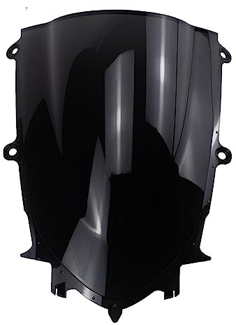 LEFEDA Motorrad Windschutzscheibe Visier Schwarz Windschutzscheibe Windabweiser für YZF R7 2021-2022, Vorne, Polycarbonat (PC), Schwarz