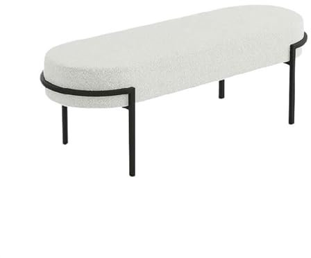 Ende der Bettbank Haushaltsleuchte, luxuriöser Garderoben-Wickelhocker, kreative Nachttischbank, Eingangsbereich, Schuhwechselhocker, Sofabank Innenbank für Wohnzimmer/Schlafzimmer/Bettende ( Size : 1