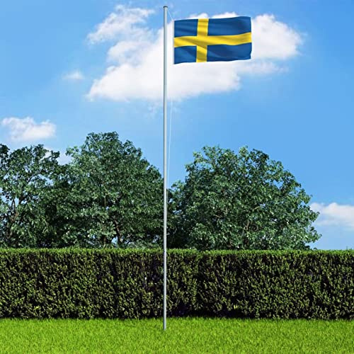 Rantry Bandiera della Svezia 90x150 cm, Mobili da Giardino, Decorazione da Mobili per Giardino Esterni