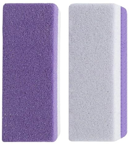 Piedra de pedicura – Removedor de callos de piel dura para pies, kit de herramientas de limpieza profesional portátil | Piedra pómez natural para callos y piel dura, suministros de pedicura