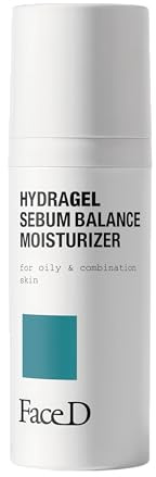 Face D HydraGel Feuchtigkeitscreme für fettige Haut, 50 ml