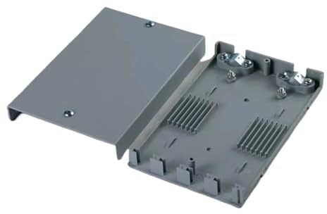 GHZHANG 10PCS Optical cable terminal box 4-port optical fiber terminal box fused fiber box junction box tail fiber box(BOX 4-port)