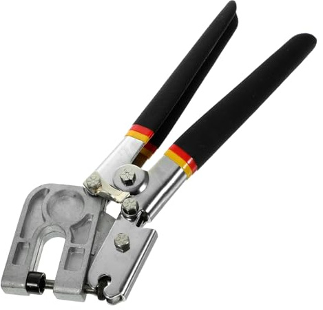 FIXOSHEE Pince à Sertir Main Pince à Poinçonner Professionnelle Pour Fixation De Montants Verrou à Sertir Sans Perçage