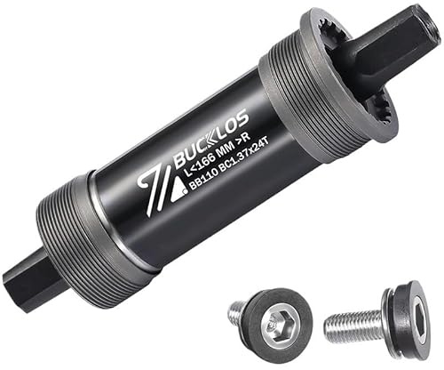 YATINGZHANG Movimento Centrale Perno Quadro Movimento Centrale Conico Quadrato 68 mm 80 90 100 110 for Movimento for Bici da Montagna/Neve/Fat Bike(110x166mm)