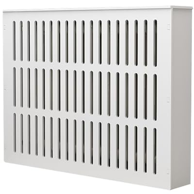 Copertura per radiatore in legno con ripiano superiore, facile da pulire, per decorare la casa, perfetta per il soggiorno, montaggio rapido (90 x 80 x 20 cm)