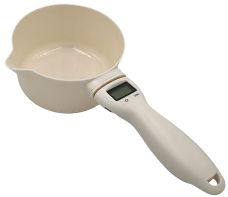Cuchara medidora de precisión, taza digital para hornear café, material ABS de 158 g con batería recargable de 500 mAh, escala de alta precisión de 1 g, unidades conmutables, gramos, mililitros y