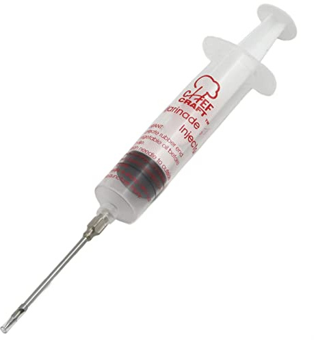 Chef Craft Select Plastic with Stainless Steel Needle Marinade Injector, 5 inch in length 1 ounce capacity+ Clear