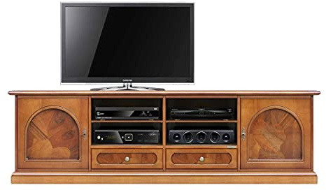 Meuble tv classique ronce de noyer