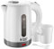 Russell Hobbs Electric 0.85L Travel Kettle, Small & Compact, Dual voltage, Ideal for abroad/caravan/camping, inc 2 cups & spoons, Removable washable anti-scale filter, water windows, 1000W, 23840