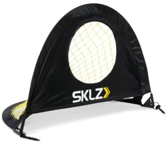 SKLZ Präzisions Pop-Up Fußballtor, langlebig, 2-in-1 Design für Training und Spiele, leicht, einfache Montage, mit Tragetasche - 183 x 122cm, ideal für Trainer, Spieler, Outdoor, Zuhause