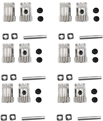 Pavewood 6 Set 3D Drucker Drive Extruder Dual Gears Kit Drive Gears Extrusion Wheel für Prusa I3 Mk2/Mk2S/Mk2.5 3D Drucker