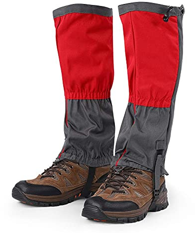 Ejoyous Wandern Gamaschen, 1 Paar wasserdichte Legging Outdoor Schnee Bein Gamaschen Kletterschuhe Abdeckung Einstellbare Wandern Klettern Jagd Radfahren