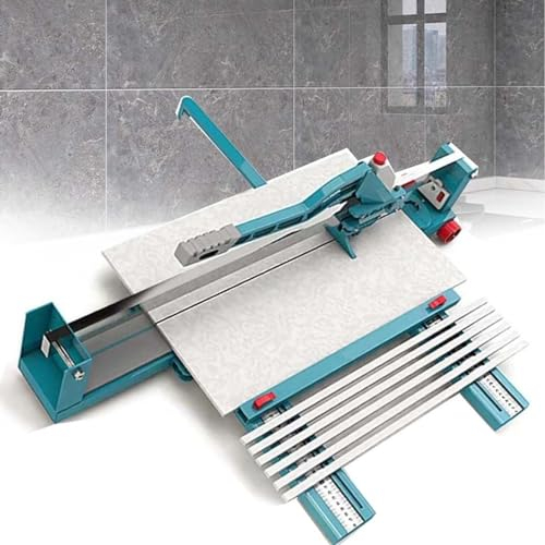 DPQYJPP Cortadora Manual Azulejos, Máquina Cortadora Baldosas, Ajustable para Corte Preciso, Ancho Corte 800/1000/1200mm, Espesor Corte: 6-15 mm, para Azulejos Pared, Porcelana Cerámica,HC1-1200