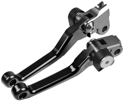 Kupplung Bremshebel Für YZ250F YZ250 YZ 250F 2009 2010 2011 2012 2013 2014 2015 2016 2017 2018 Motocross Pivot Bremse Kupplung Hebel Schmutz Bike Kupplungshebel Motorrad(Schwarz)